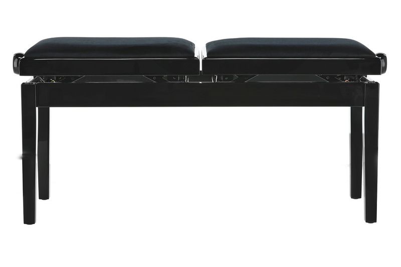 GEWA Piano bench Deluxe Double Black highgloss