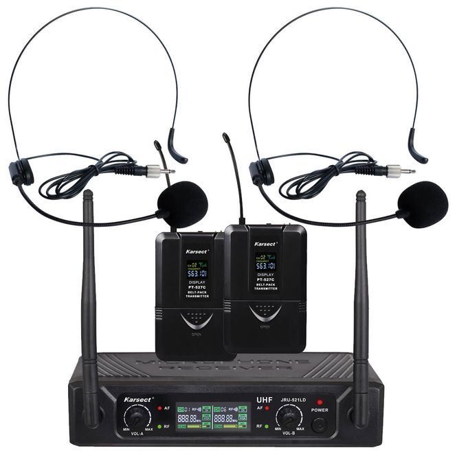 Hovedbilde Karsect JRU-521LD/PT-527C/HT-11A trådløst 2 x ...