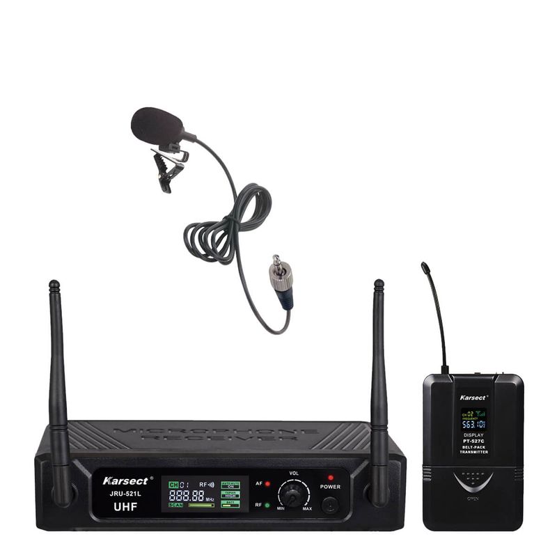 Karsect JRU-521L/PT-527C/LT-11A trådløst myggmikrofonsett  