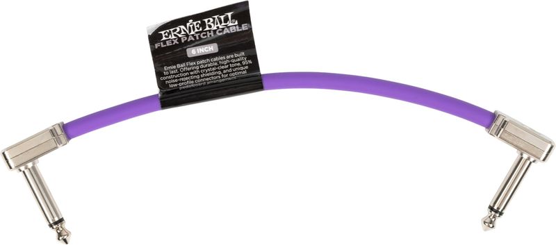 Ernie Ball 6447 Flex Patch Cable Purple 15cm