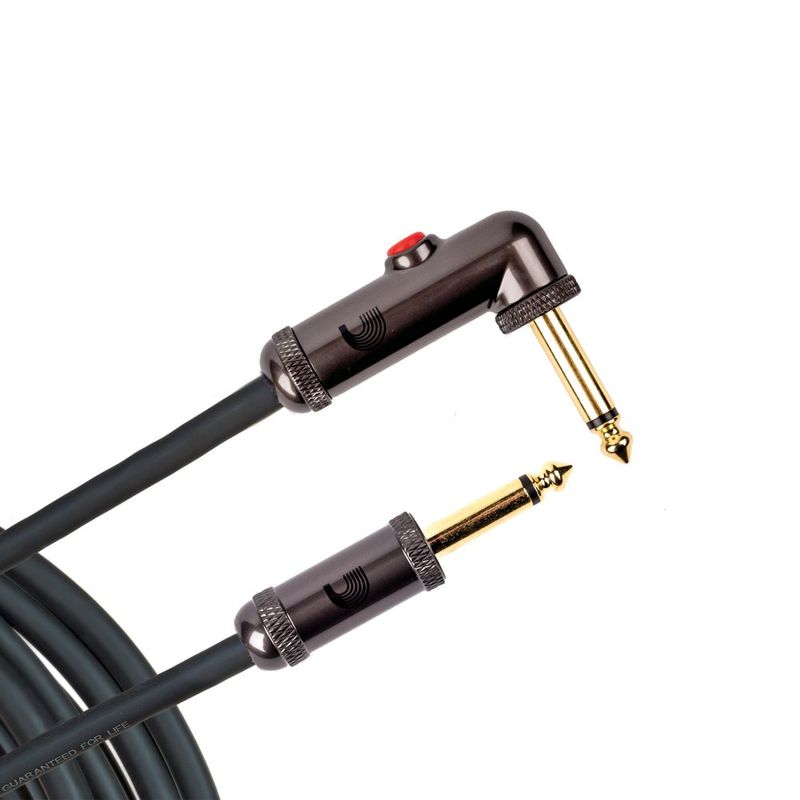 D'Addario PW-AGLRA-20 PW Instrumentkabel Custom 6m. med switch