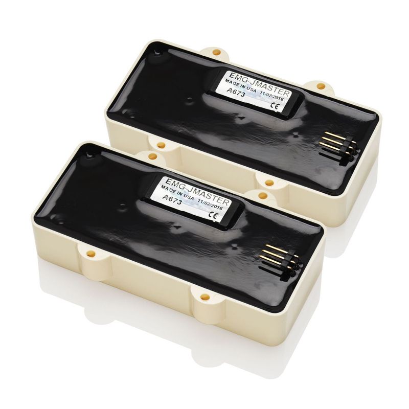 Emg JMASTER SET IVORY JMASTER Pickup Set, Ivory
