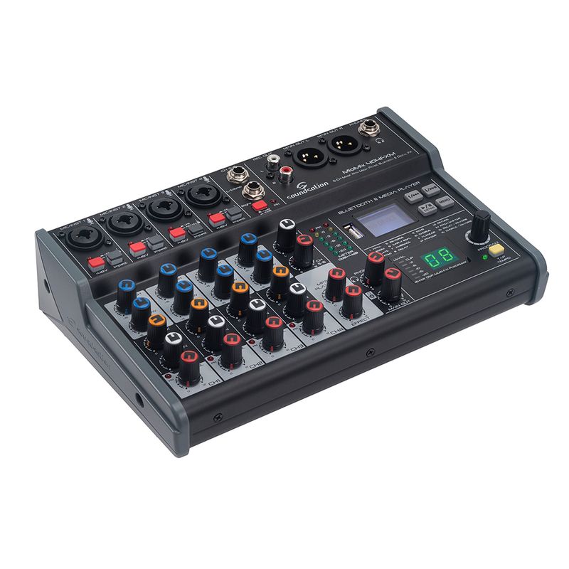 Soundsation MIOMIX 404FXM 6 Channel Mixer, USB, Bluetooth, Digital Multi-Effect #E923E