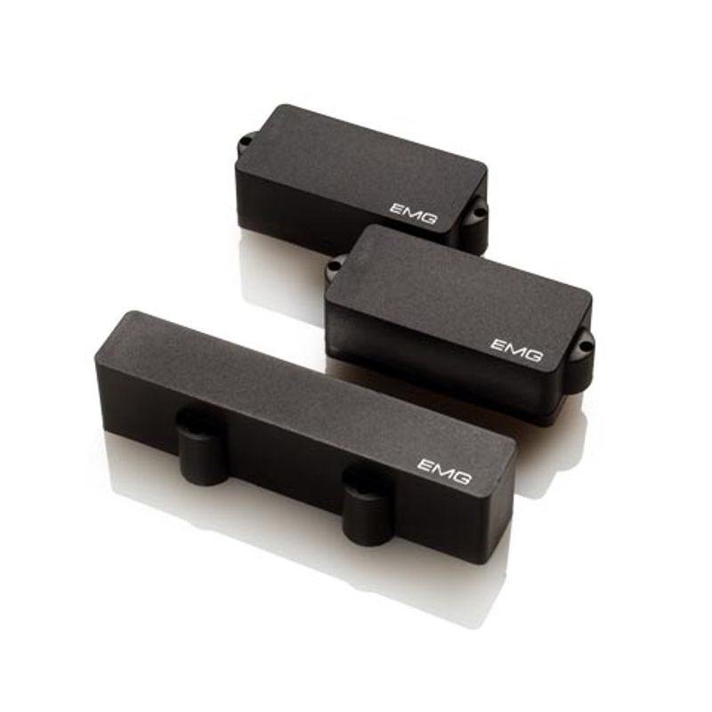 Emg P5J-SET-BK Pickup Set P+J-Bass 5-str.aktiv Black