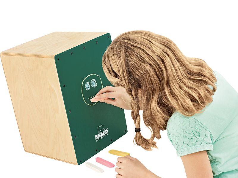 Nino NINO951DG-MYO Make Your Own Cajon Kit, Chalkboard