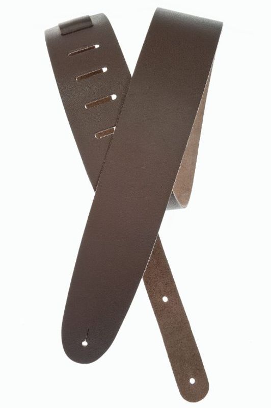D'Addario 25BL01 Läderband 64mm Basic Leather, Brown