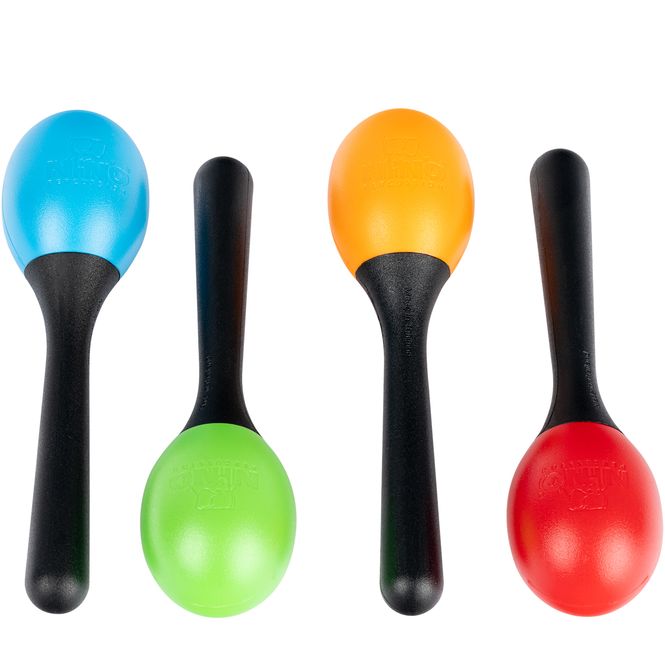 Hovedbilde Nino NINOSET569 NINO Maracas Shaker Set, 4 pcs. (SB, GG, OR, R)