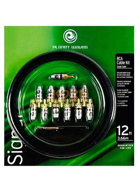 Hovedbilde D'Addario PW-RCASK-6 RCA kit m.6 pluggar + 1,8m ...