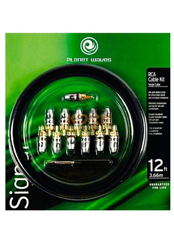 D'Addario PW-RCASK-6 RCA kit m.6 pluggar + 1,8m kabel