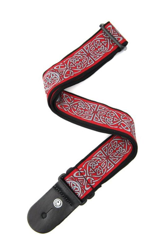 D'Addario 50A07 Axelband World Tour 50 mm Woven-Celtic