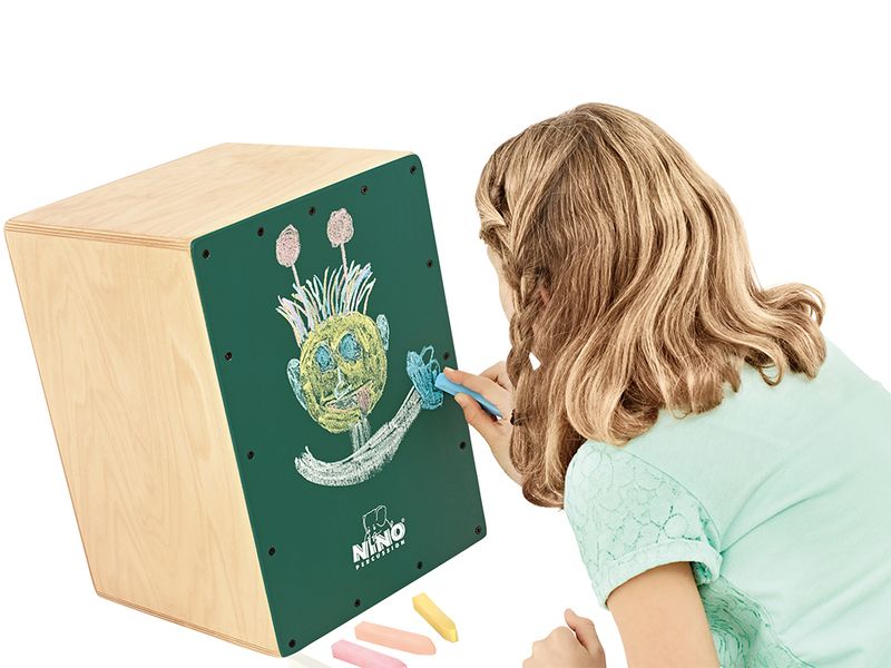 Nino NINO951DG-MYO Make Your Own Cajon Kit, Chalkboard
