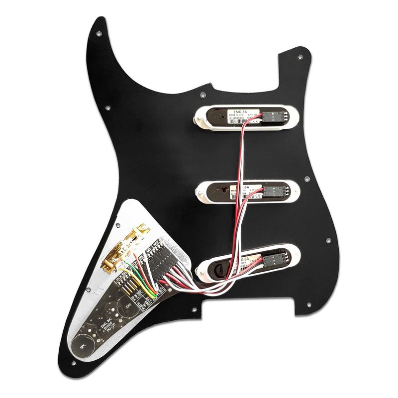 Emg DG20-BK/WH  6176.00 Pickup Set DG20 PRO SA, Black PG/White PU