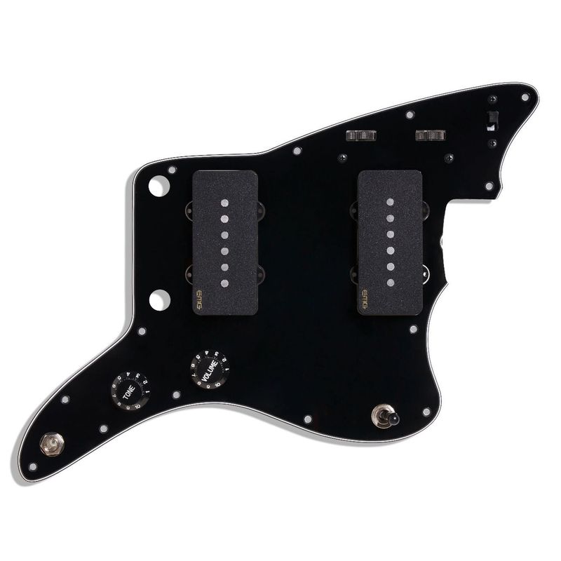 Emg JMASTER SYSTEM BLACK JMASTER Pickguard System, Black