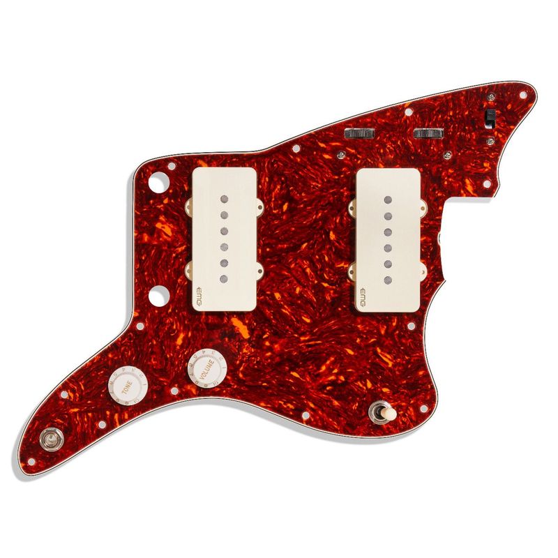 Emg JMASTER SYSTEM IVORY JMASTER Pickguard System, Ivory