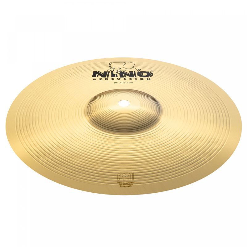Nino NINO-BR25 Marsch cymbal, Brass 10''/ 25 cm (2)