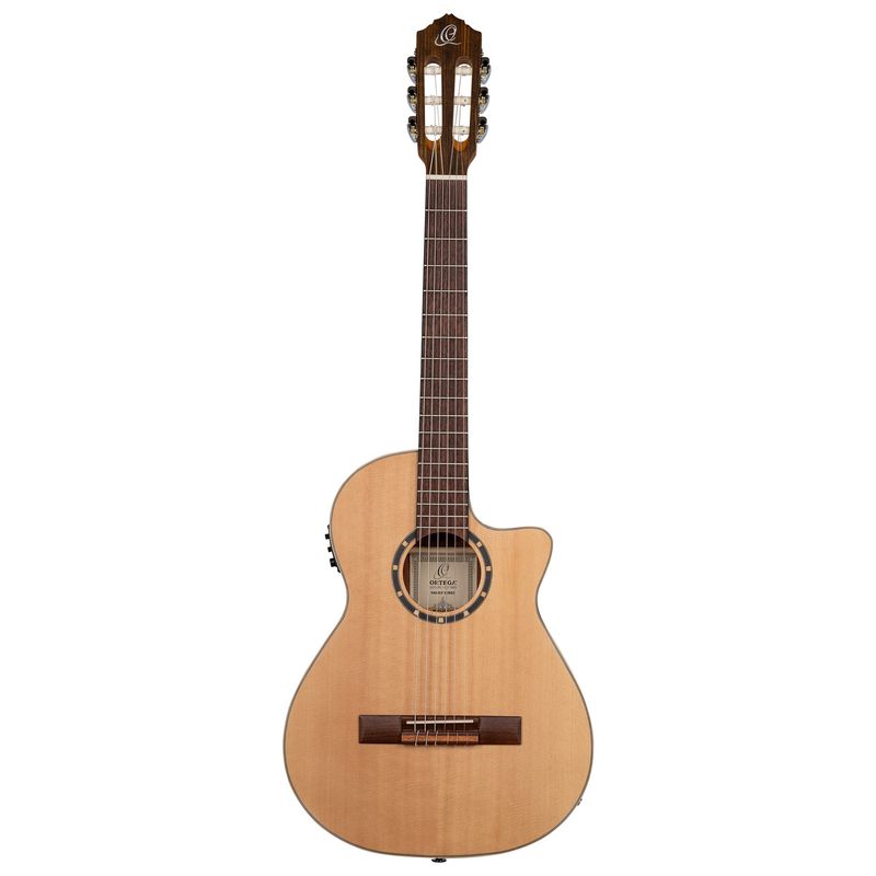 Ortega RCE125-3/4 Klassisk gitar 3/4 Size, med mik, Thin, Slim Neck
