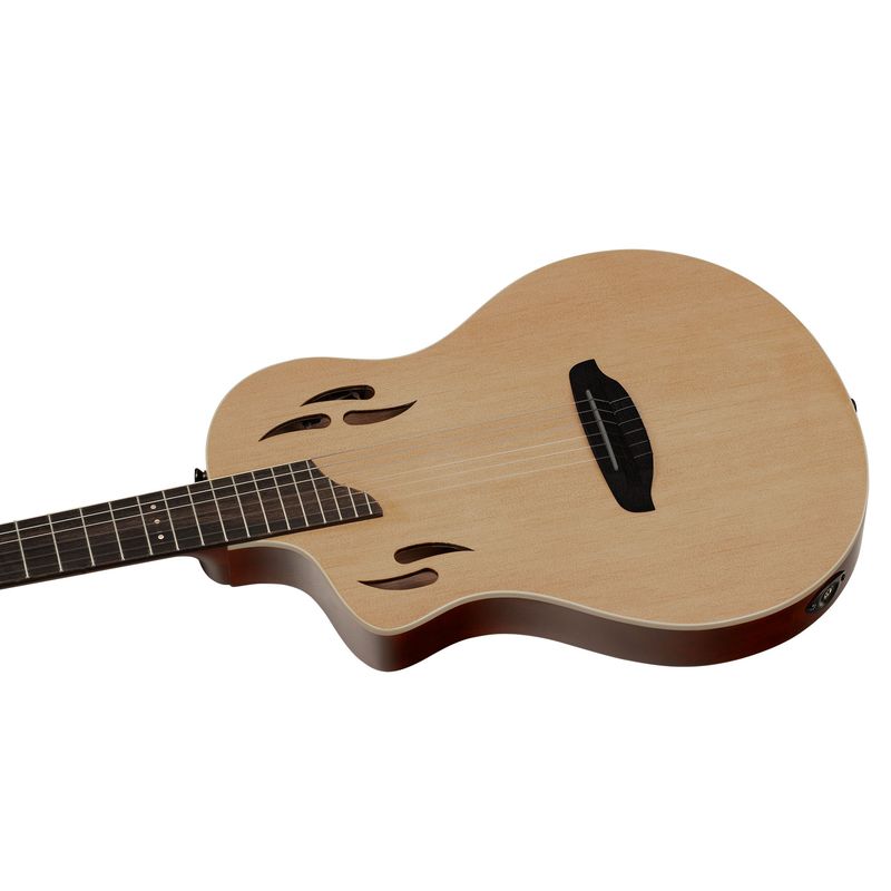 Ortega RTPSTD-NAT-L Nylonstr. gitar med mik, Thin, Slim neck, Left
