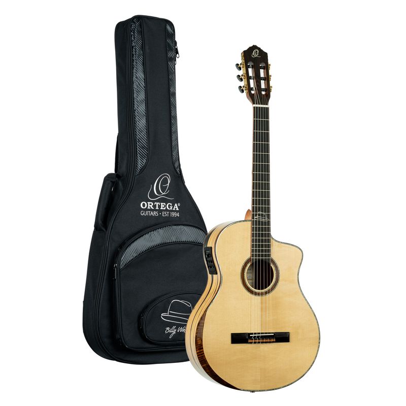 Ortega BYWSM Klassisk gitar med mik, Billy Watman Signature