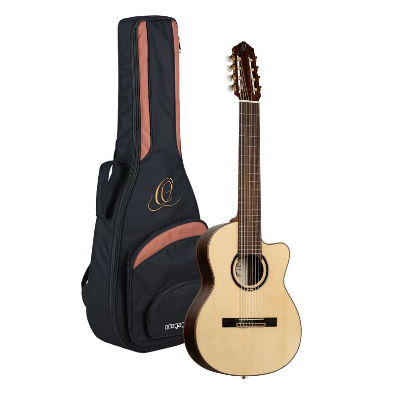 Ortega RCE158RW-8 Klassisk gitar 8-strängad, med mik.