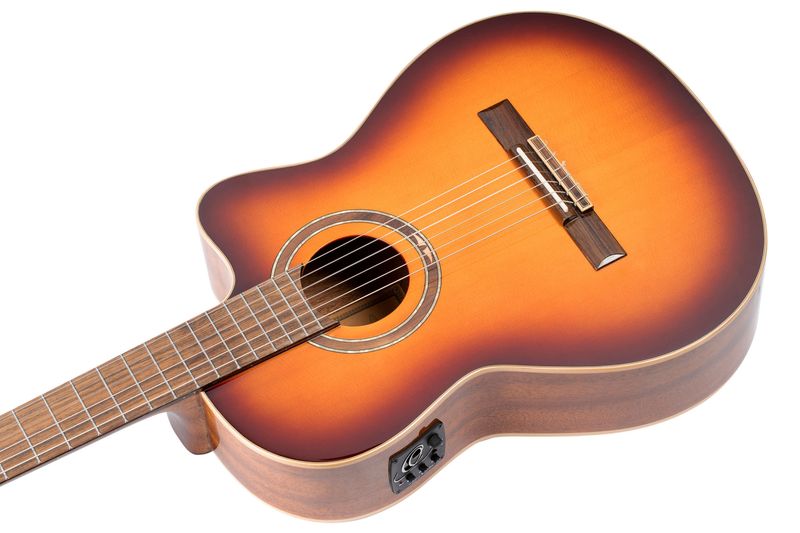 Ortega RCE238SN-FT Klassisk gitar 4/4 Size, med mik, Slim neck