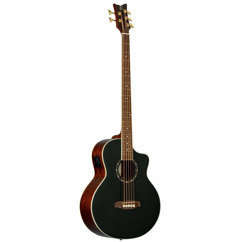 Ortega D8CE-5 5-strängad Akustisk bas med mik, Cutaway, Gloss Black
