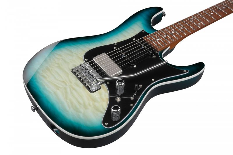 Ibanez AZ24P1QM-DOB Elgitar med gigbag, Premium AZ