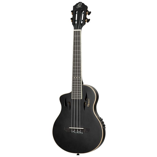 Hovedbilde Ortega RTPS-U-SBK-L Tenor ukulele med mik, ...