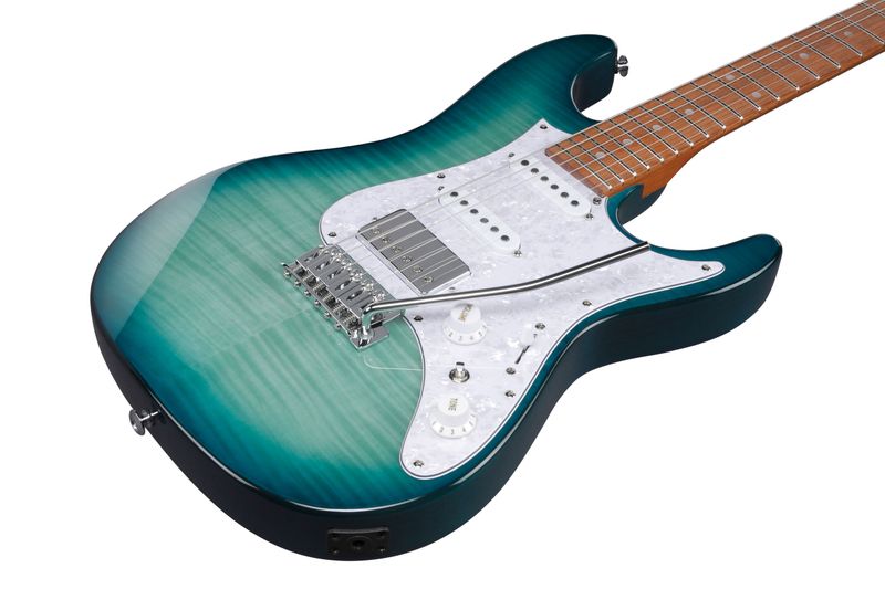 Ibanez AZ22S1F-TXB Elgitar AZ Standard, Transparent Turquoise Burst