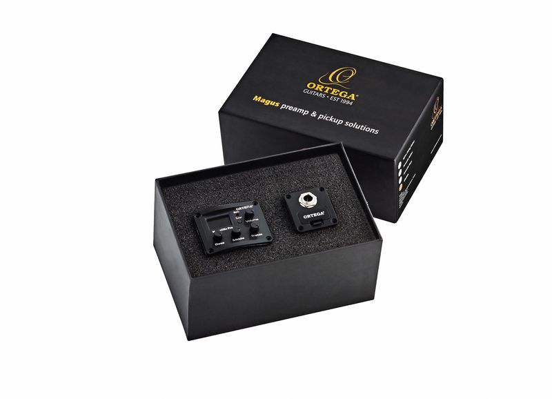 Ortega MAGUSUKEPRO Ukulele onboard active preamp system