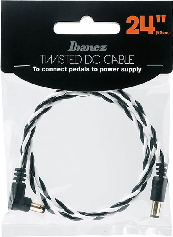 Ibanez DCT24-BWH Twisted-pair DC cable,, 24''/60cm