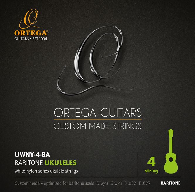 Hovedbilde Ortega UWNY-4-BA Strängset Baritone Ukulele