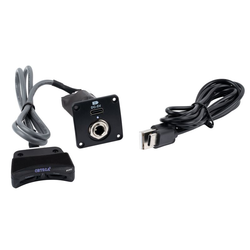 Ortega MAGUSFLY/G Acoustic & Nylon guitar Soundhole preamp, Rechargeable