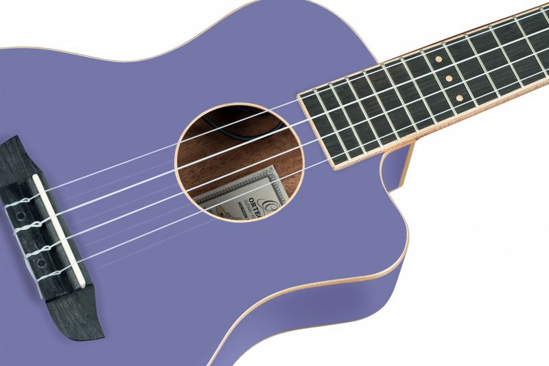 Ortega RUHZT-CE-VP Tenor ukulele m.mik o. gigbag, Horizon