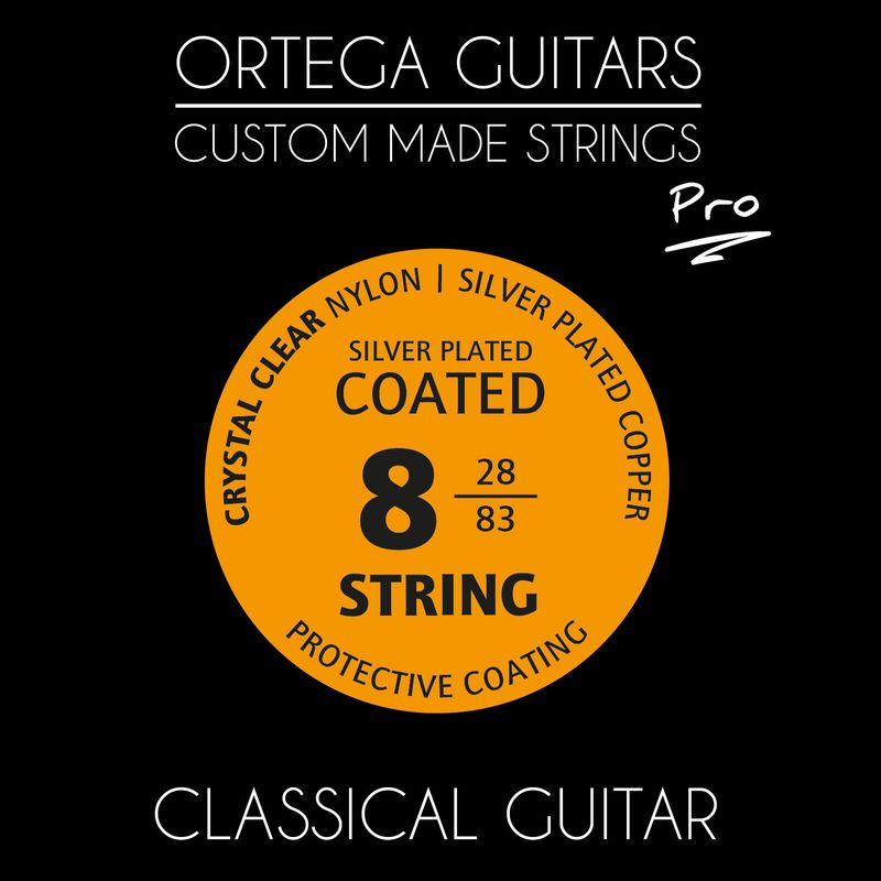 Ortega NYP8 Strängset Classic Pro, 8-str., Coated