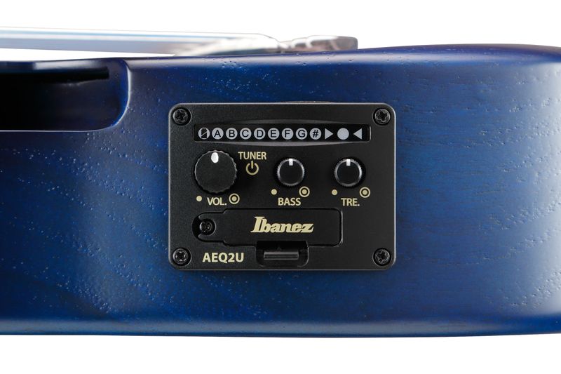 Ibanez AUP10FMNE-TBO Piccolo gitar Nylon m/mik, bag, 6-str.