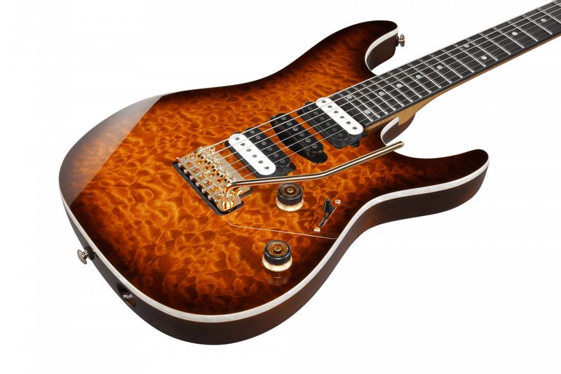 Ibanez AZ47P1QM-DEB Elgitar med gigbag, Premium AZ