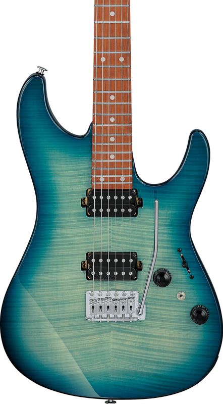 Ibanez AZ24S1F-TXB Elgitar AZ Standard, Transparent Turquoise Burst