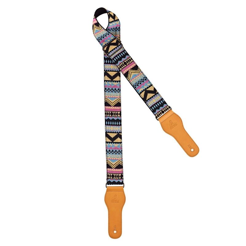 Ortega OCS-400 Guitar Strap, World Series, Indian Sky