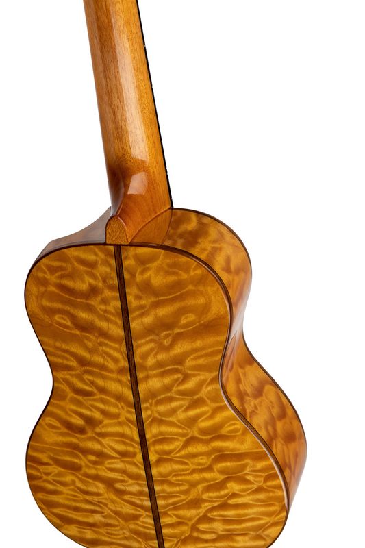 Ortega RUET-QMA Concert ukulele m.mik, o gigbag, Elite, Quilted Maple