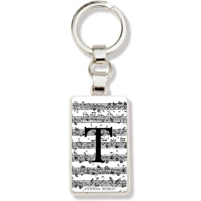 Hovedbilde Keyring Letter T white