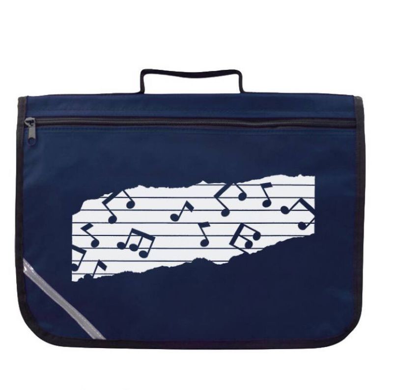 Mapac: Music Bag Excel - Music Notes (Navy)