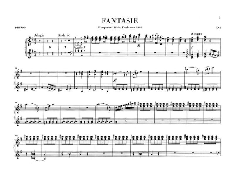 Franz Schubert - Werke Fur Klavier Zu Vier Handen - Band I