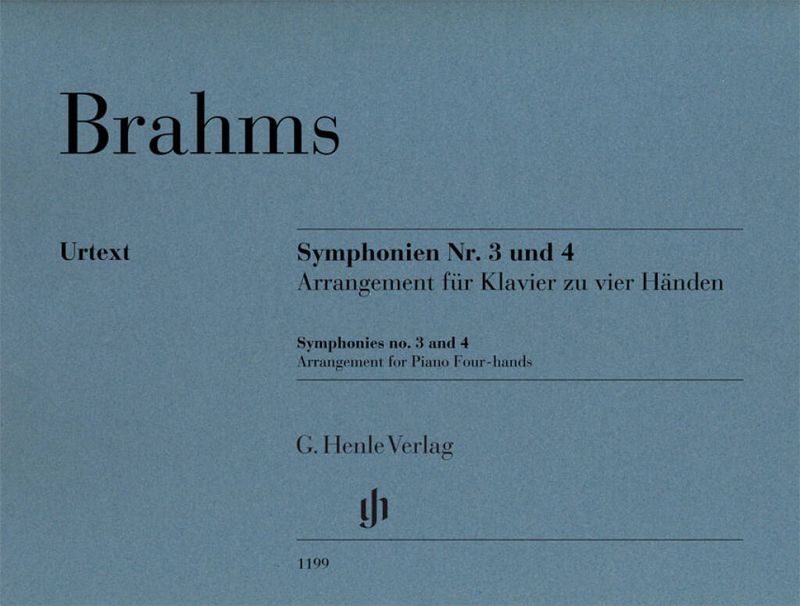 Johannes Brahms - Symphonies No. 3 And 4 - Arrangement