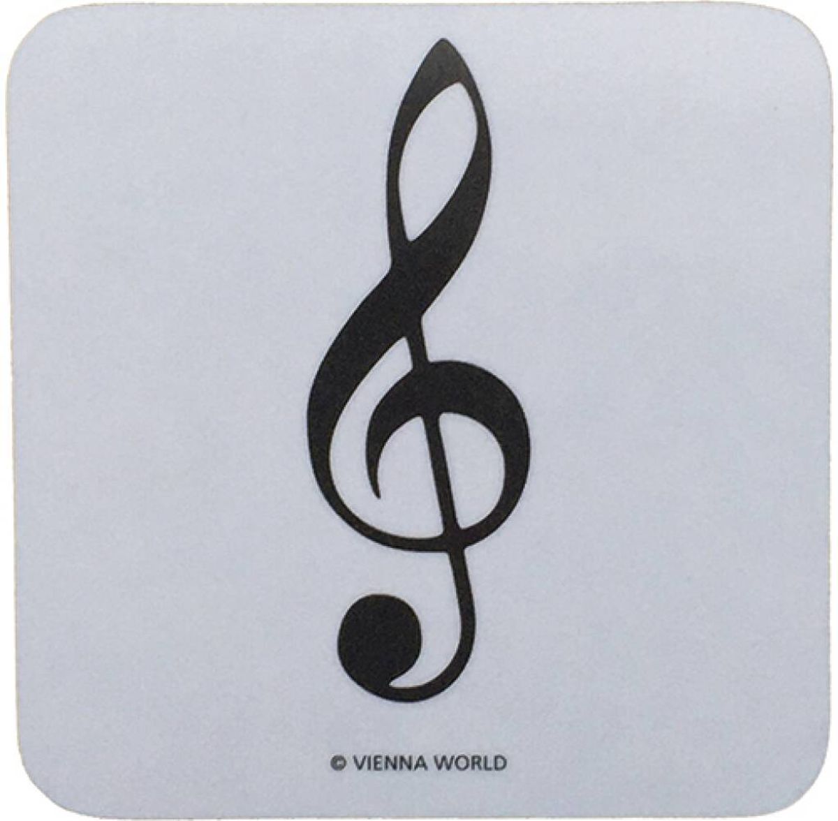 Coaster Treble Clef (4 Pcs)
