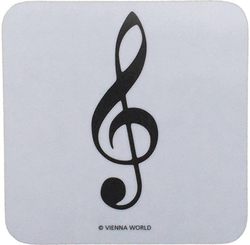 Coaster Treble Clef (4 Pcs)