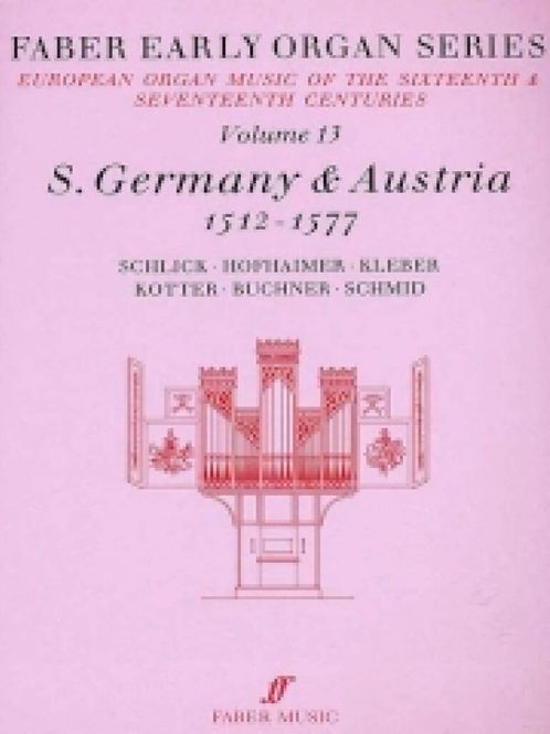 Hovedbilde Early Organ Series 13. Germany 1512-1577
