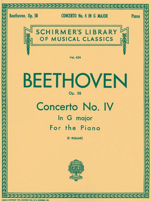 Ludwig van Beethoven - Concerto No. 4 in G, Op. 58