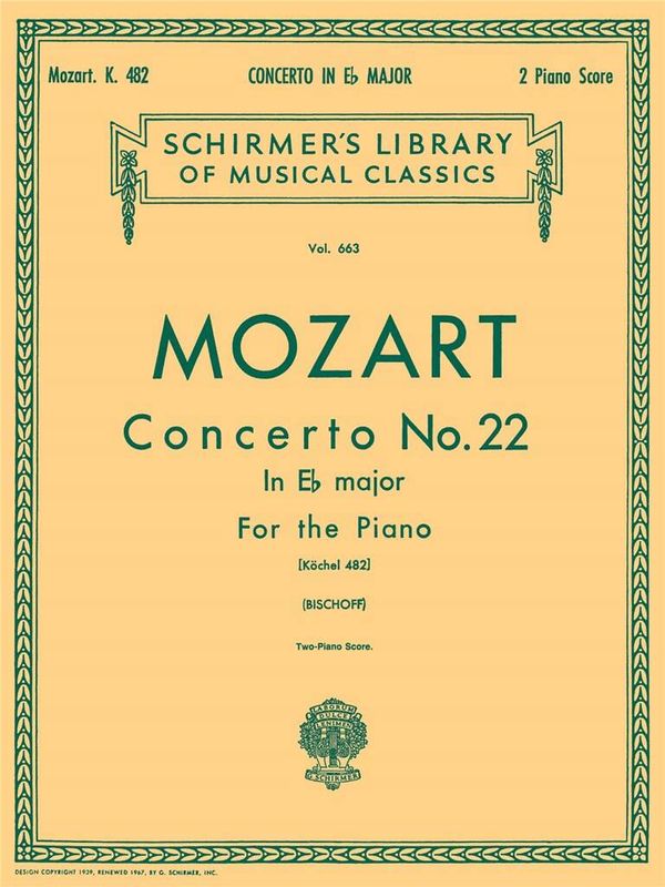 Wolfgang Amadeus Mozart - Concerto No. 22 in Eb, K.482