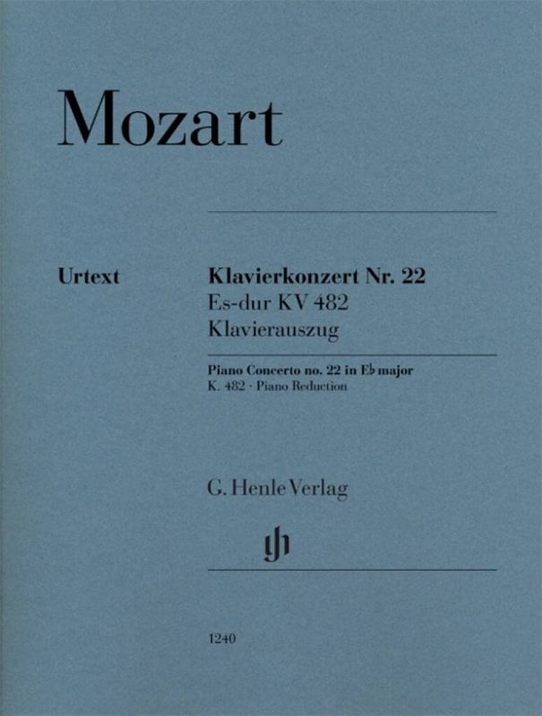 Wolfgang Amadeus Mozart - Piano Concerto no. 22 in E flat major KV 482