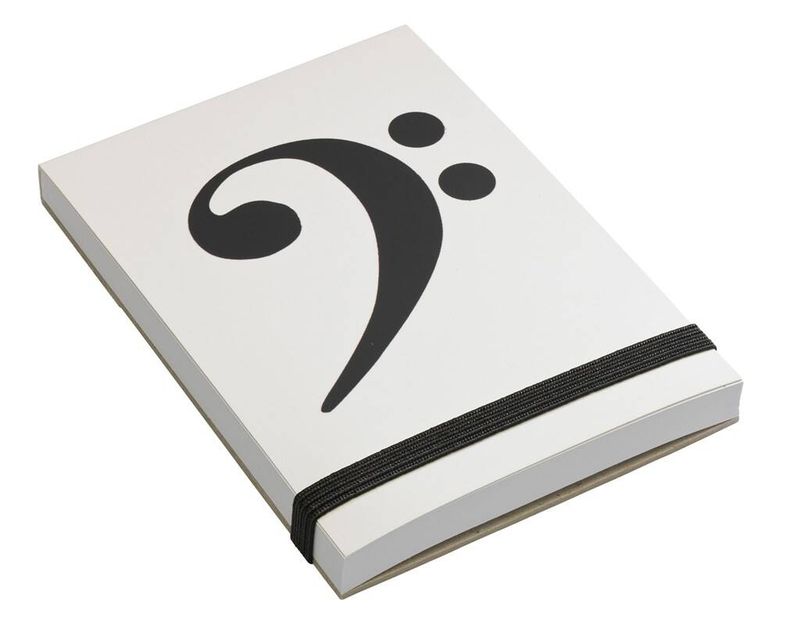 Notepad Bass-Clef A7